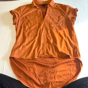 HYFVE M top. Leather brown very soft.